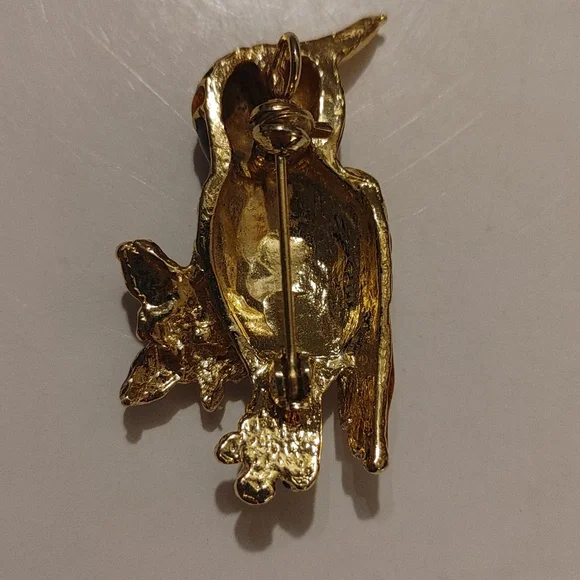 Bird On A Branch Brooch - Picture 3 of 5